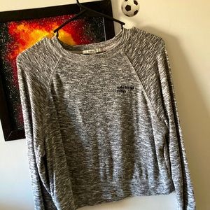 Long sleeve cropped tee, small